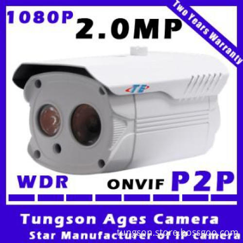 2.0 Megapixel WDR IP security camera 2 LED for 40M Waterproof Camera